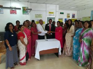 Ceremony of Handing over LL Funds to Eye Hospital Trustees by LL Aruni Senadeera